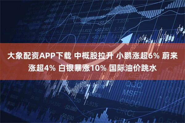 大象配资APP下载 中概股拉升 小鹏涨超6% 蔚来涨超4% 白银暴涨10% 国际油价跳水