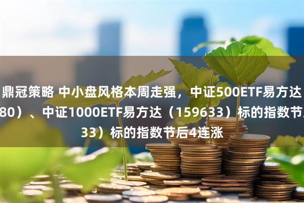鼎冠策略 中小盘风格本周走强，中证500ETF易方达（510580）、中证1000ETF易方达（159633）标的指数节后4连涨